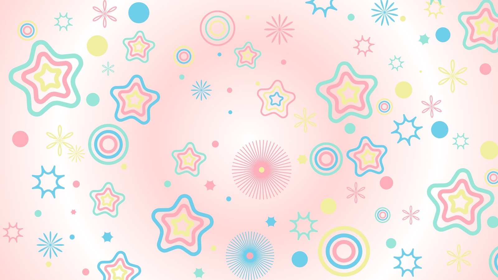 Hình nền ngôi sao màu hồng cho laptop