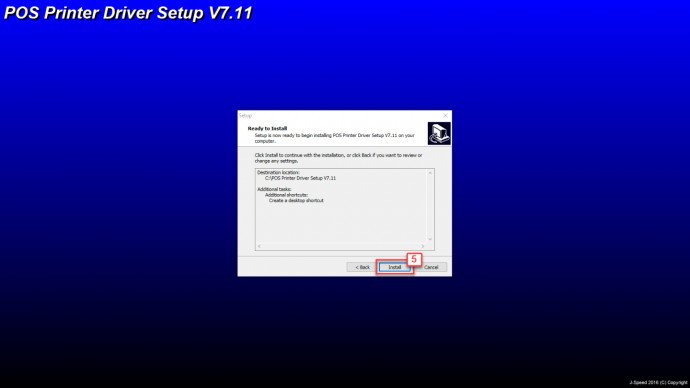 Hoàn tất quá trình cài đặt driver để kết nối máy in nhiệt với laptop