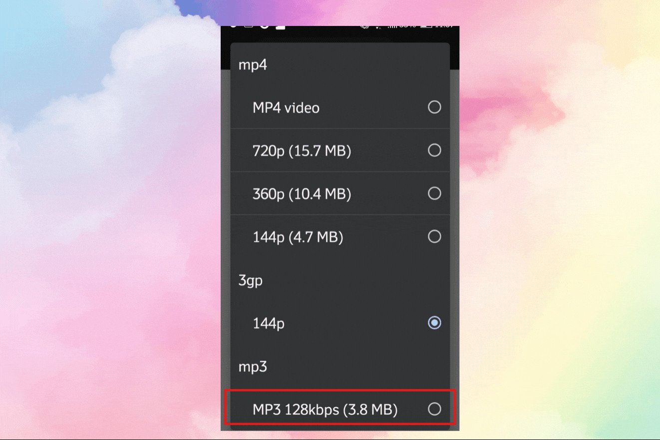 Hoàn tất tải MP3 YouTube về laptop với YT1s.com