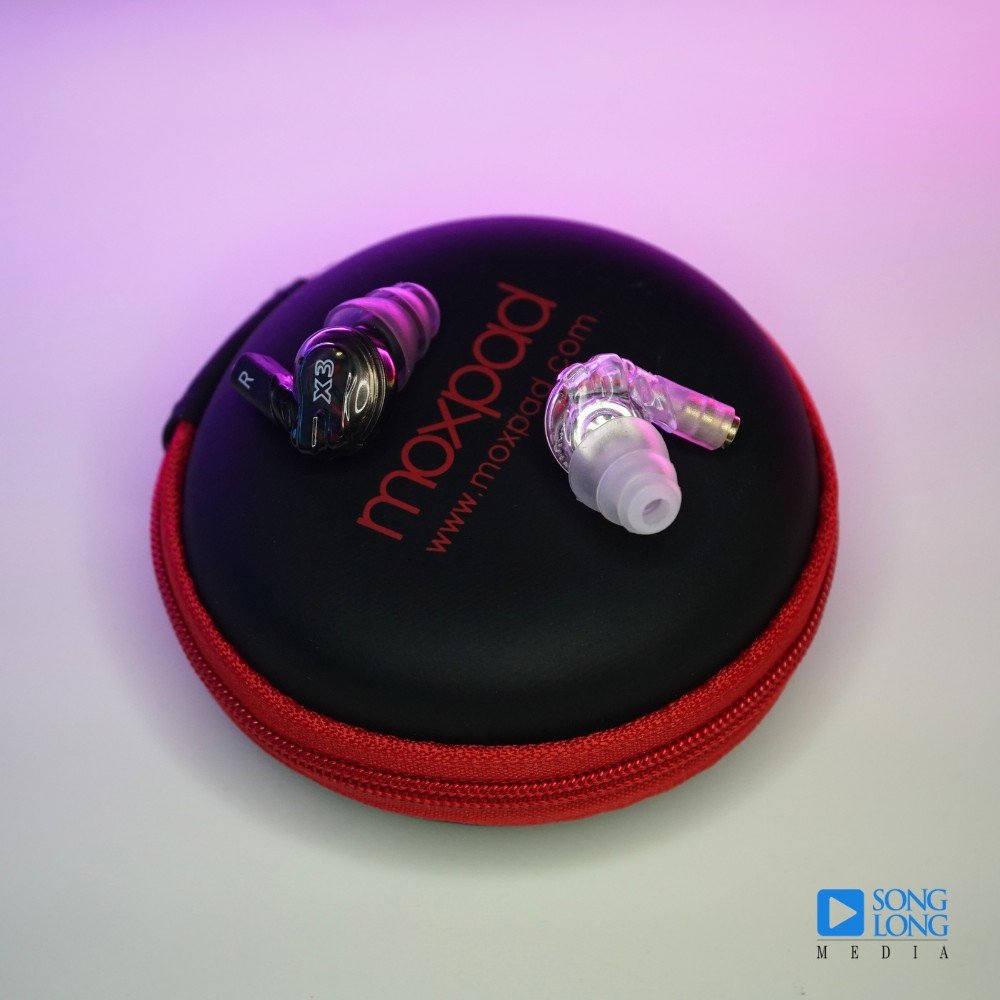Hộp đóng gói tai nghe Moxpad X3 chuyên nghiệp