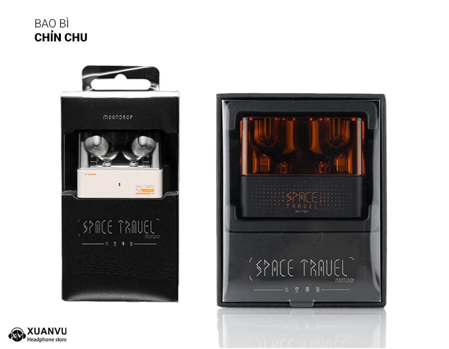 Hộp đựng và phụ kiện của tai nghe Moondrop Space Travel, tối ưu chi phí