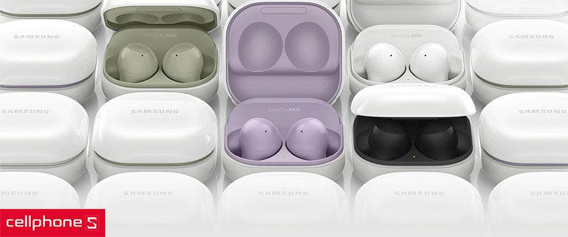 Hộp sạc và tai nghe true wireless Samsung Galaxy Buds