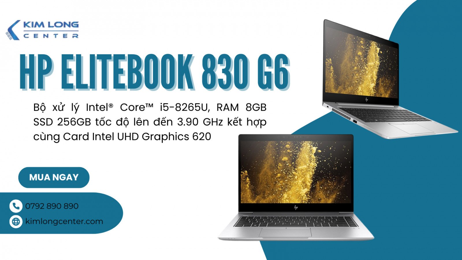 HP Elitebook 830 G6 - laptop học sinh cấp 2 bền bỉ
