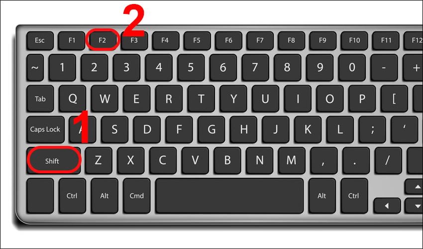 Hướng dẫn cách bấm @ trên laptop HP bằng tổ hợp phím Shift + 2 trên bàn phím