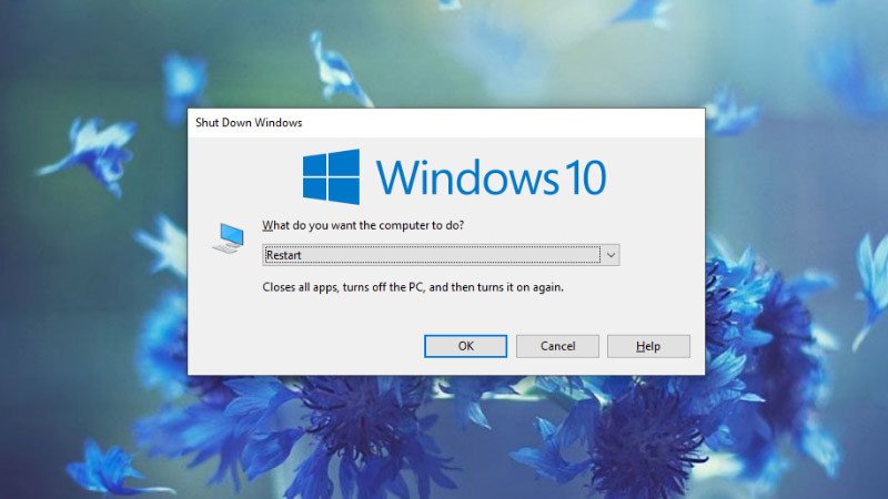 Hướng dẫn dùng phím tắt Alt+F4 để mở Menu tắt máy nhanh chóng khi touchpad bị đơ
