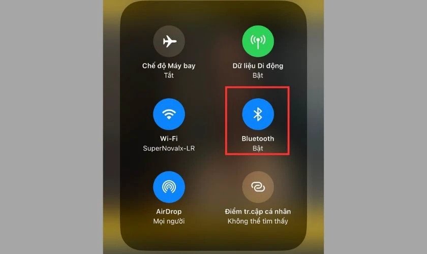 Hướng dẫn kết nối tai nghe M10 với điện thoại, hiển thị cài đặt Bluetooth