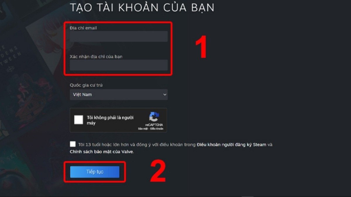 Hướng dẫn tạo tài khoản Steam để bắt đầu tải game trên laptop Win 10