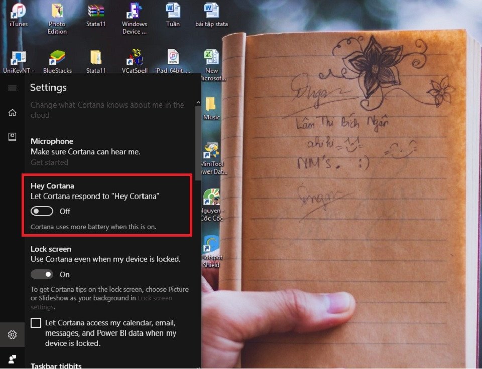 Hướng dẫn tắt Cortana để tối ưu cách tiết kiệm pin laptop Win 10