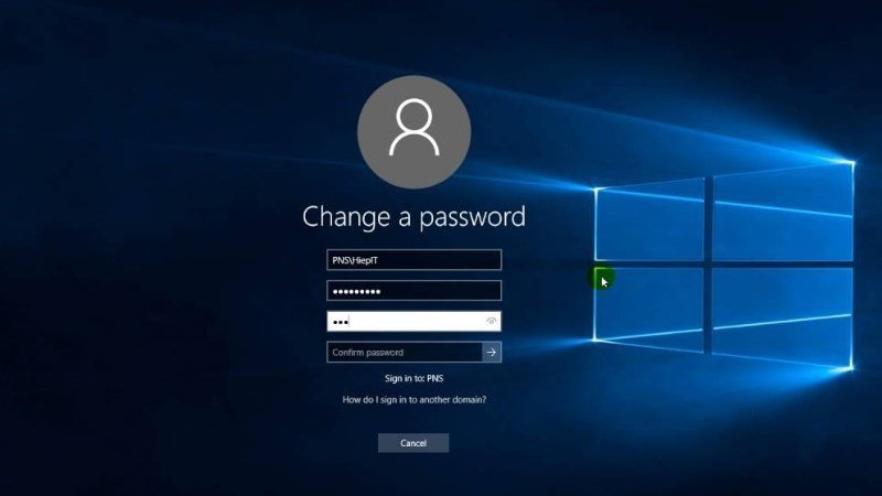 Hướng dẫn thiết lập lại mật khẩu cho Windows 10
