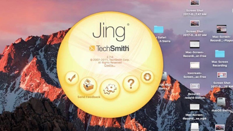 Jing cung cấp các công cụ chụp và chia sẻ màn hình đơn giản