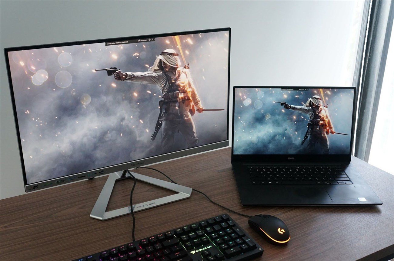 kết nối màn hình ngoài với laptop bị hư màn hình