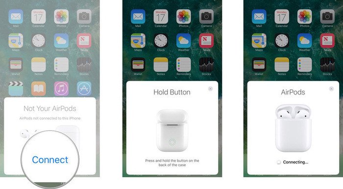 Kết nối tai nghe AirPod với iPhone để sửa lỗi âm thanh