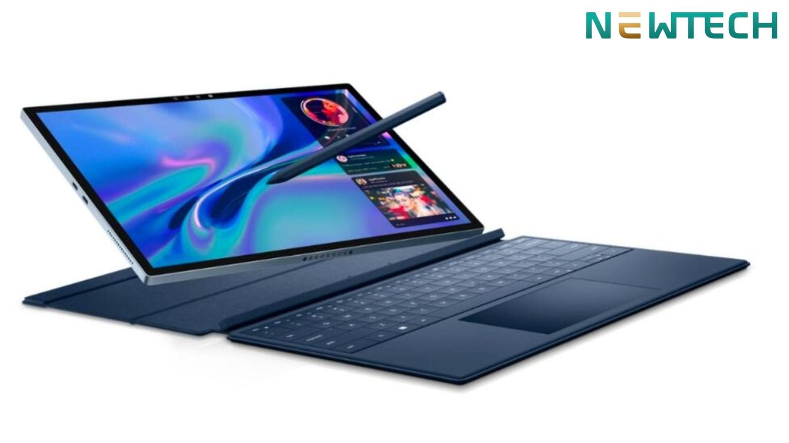 Kết nối từ tính chắc chắn của bàn phím rời Dell XPS Folio với laptop