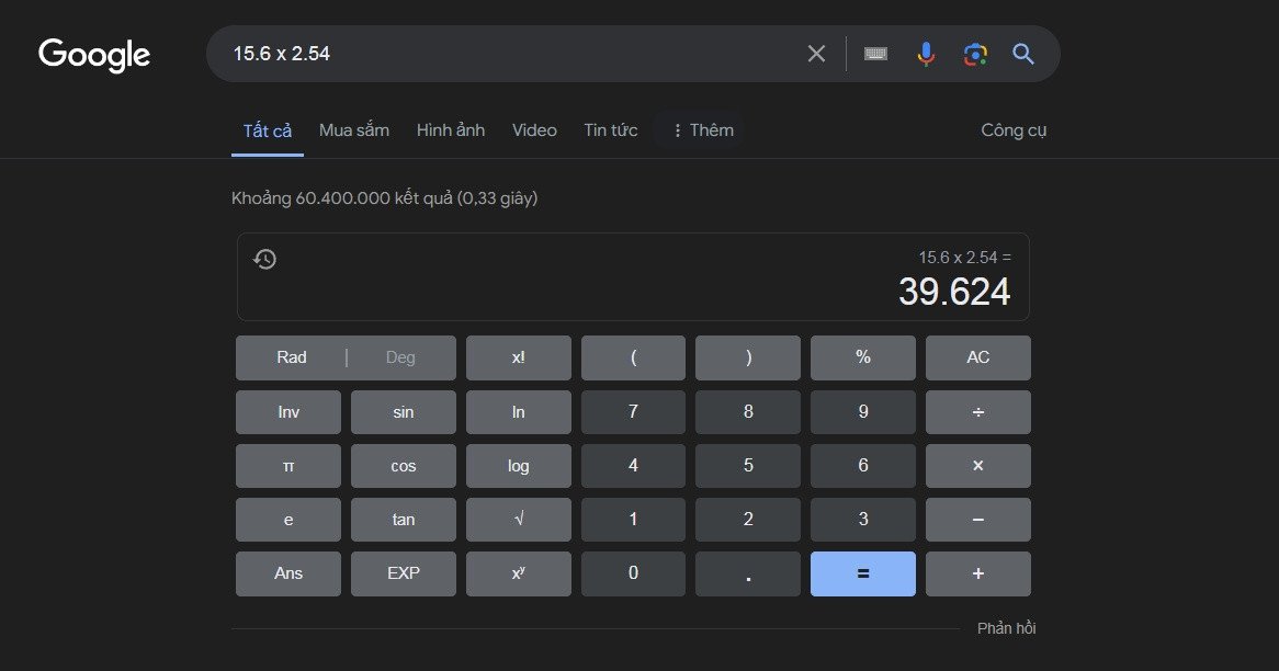 Kết quả tìm kiếm Google cho 15.6 inch sang cm