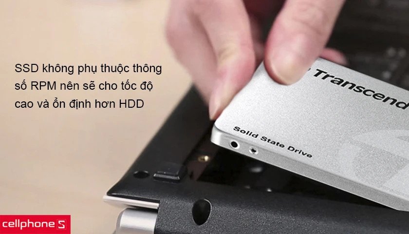 Khả năng chống sốc và độ bền vượt trội của ổ cứng SSD