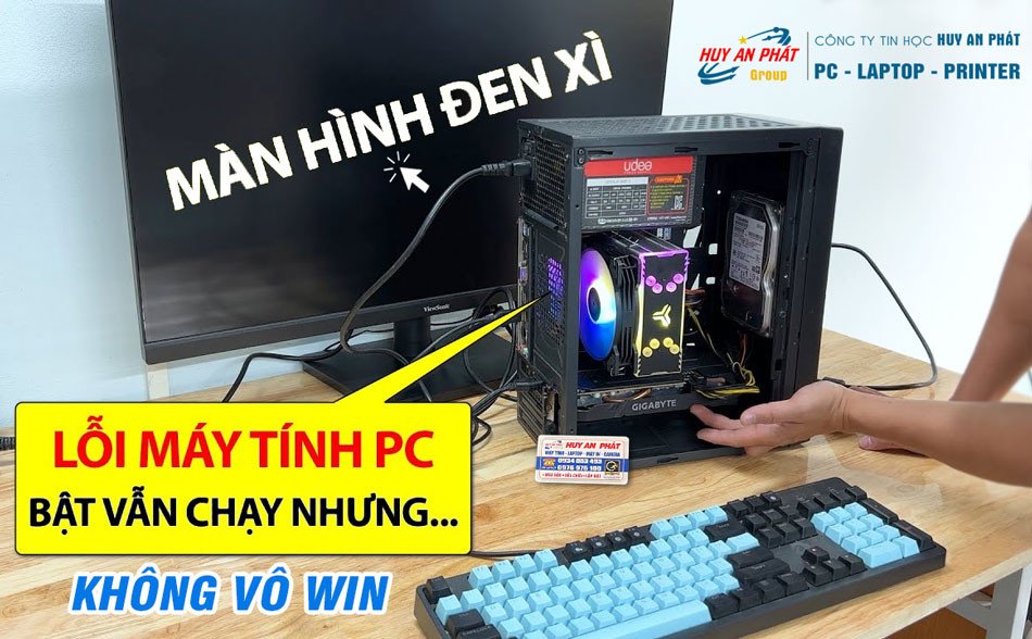 Khắc phục lỗi màn hình đen cho laptop tại cửa hàng sửa laptop quận 3