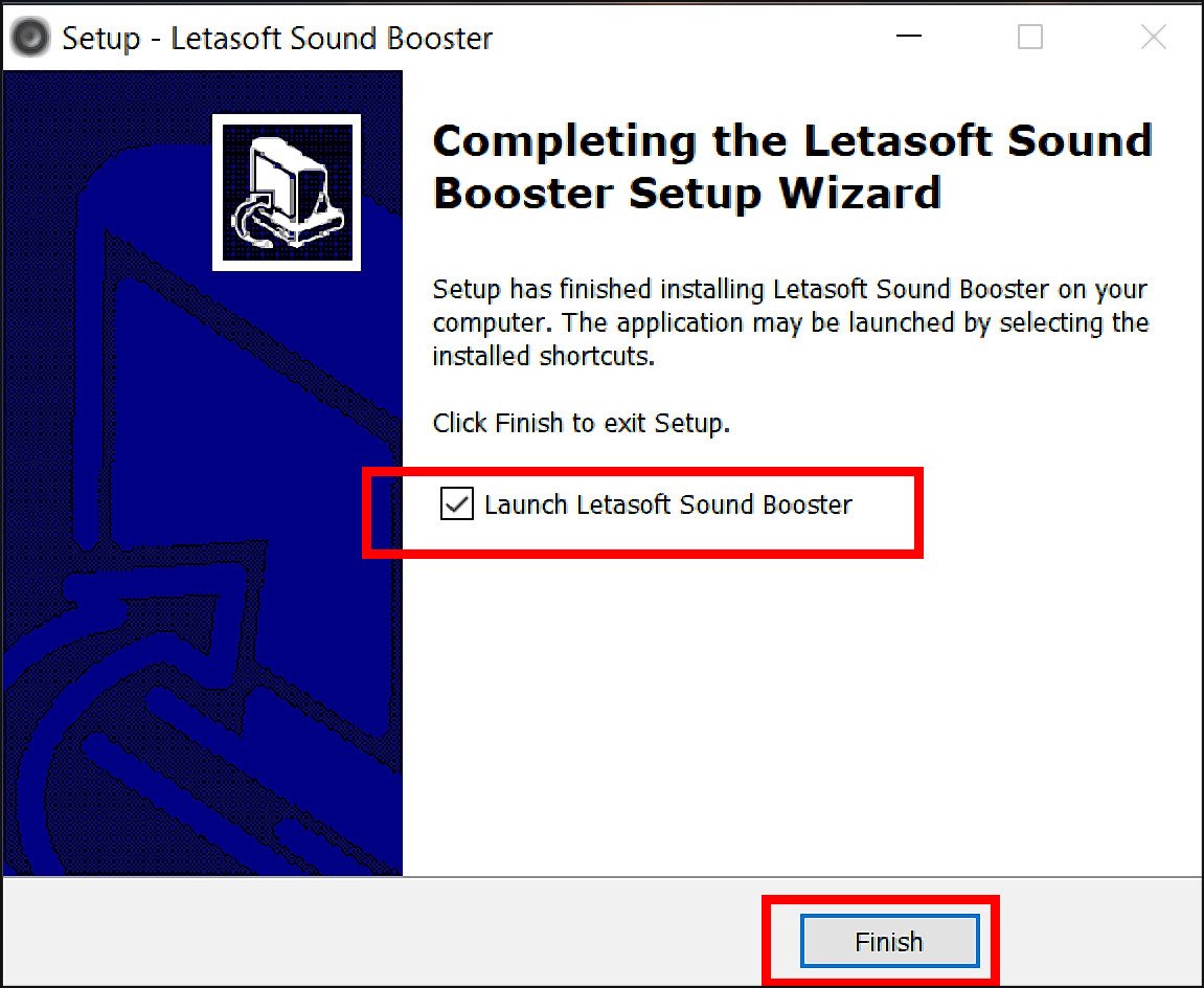 Khởi chạy Sound Booster sau khi cài đặt để bắt đầu tăng âm lượng laptop