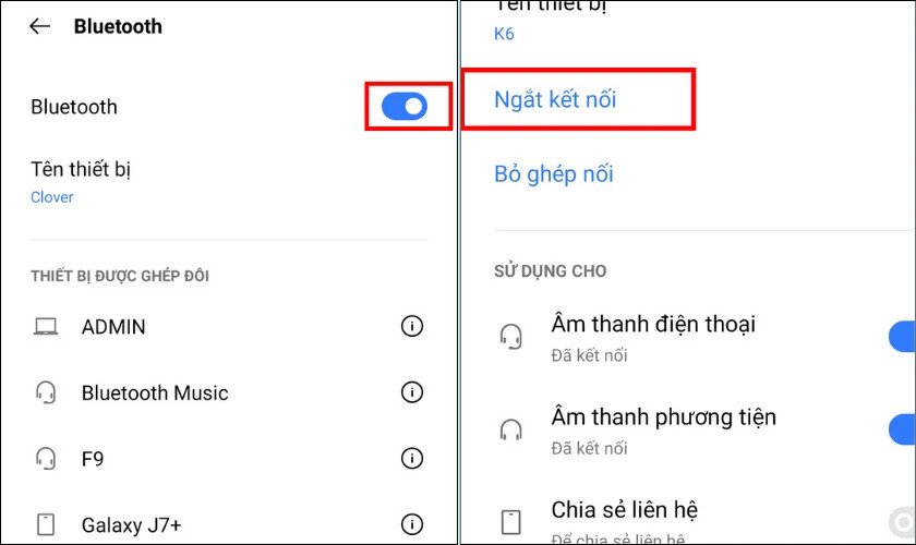 Khởi động lại điện thoại để giải quyết lỗi tai nghe bluetooth