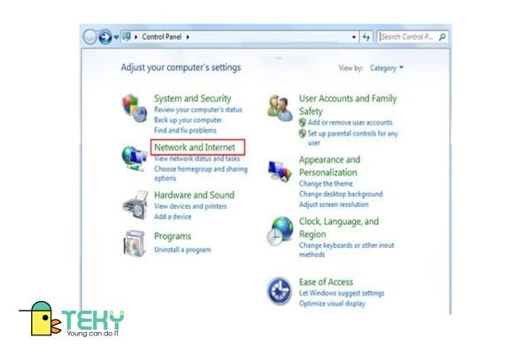 Kích hoạt Bluetooth qua Control Panel trên Laptop Windows 7