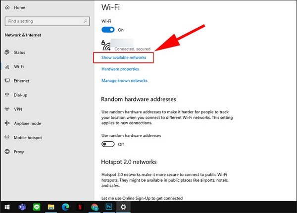 Kích hoạt chức năng WiFi trên laptop Dell để khắc phục sự cố