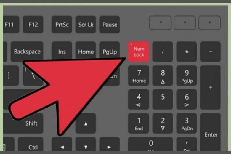 Kích hoạt nút Numlock trên laptop Asus