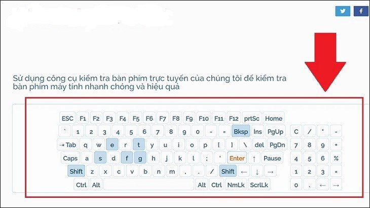 Kiểm tra bàn phím laptop bằng trang web Online Mic Test