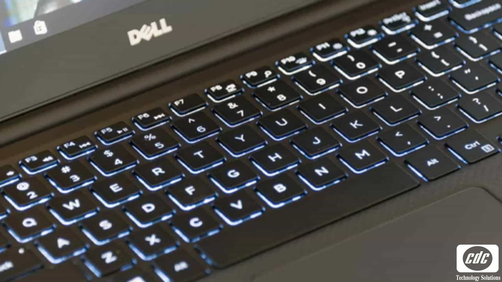 Kiểm tra các phím chức năng trên bàn phím laptop Dell để nhận biết đèn nền