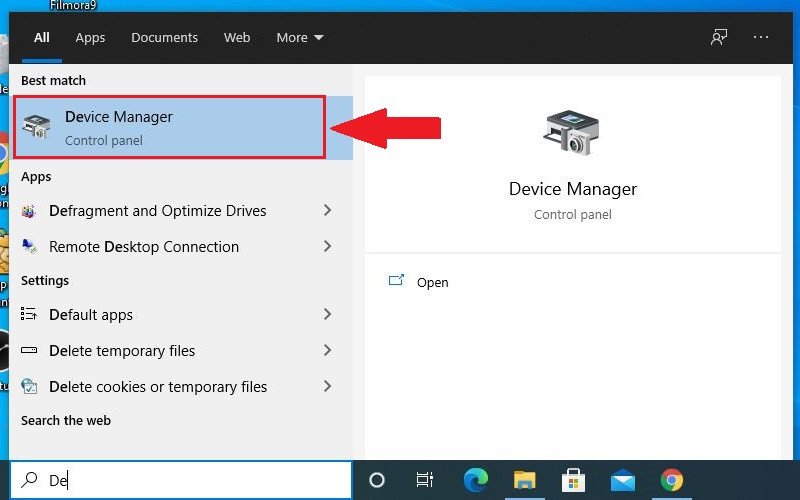 Kiểm tra các thiết bị trong Device Manager để tìm lỗi phần cứng gây chậm laptop
