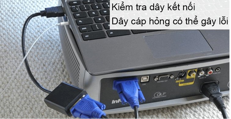 Kiểm tra dây cáp màn hình