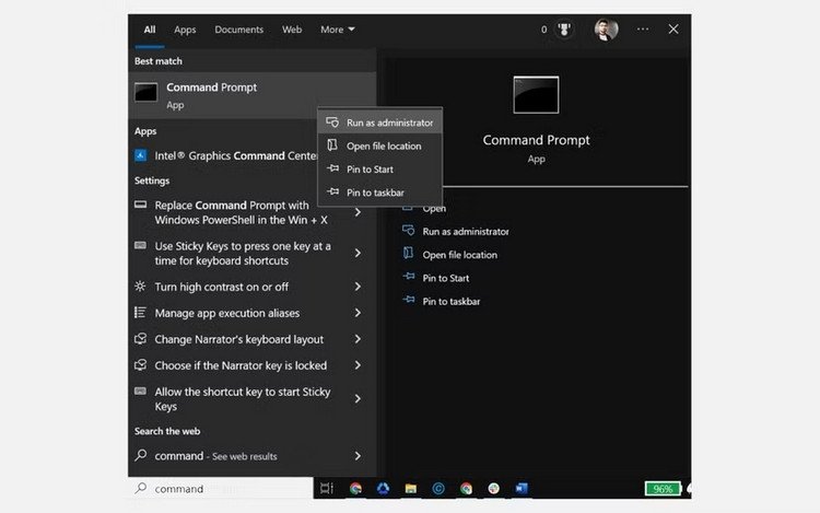 Kiểm tra đời máy tính xách tay Lenovo bằng Command Prompt