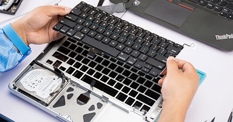 Kiểm tra lỗi phần cứng khi laptop ko nhận bàn phím