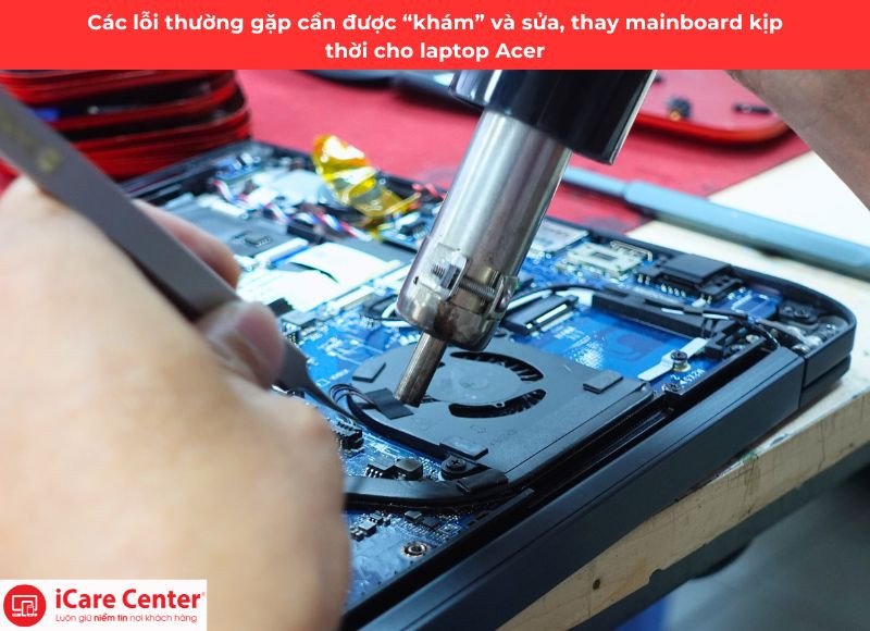 Kiểm tra mainboard laptop Acer Nitro 5