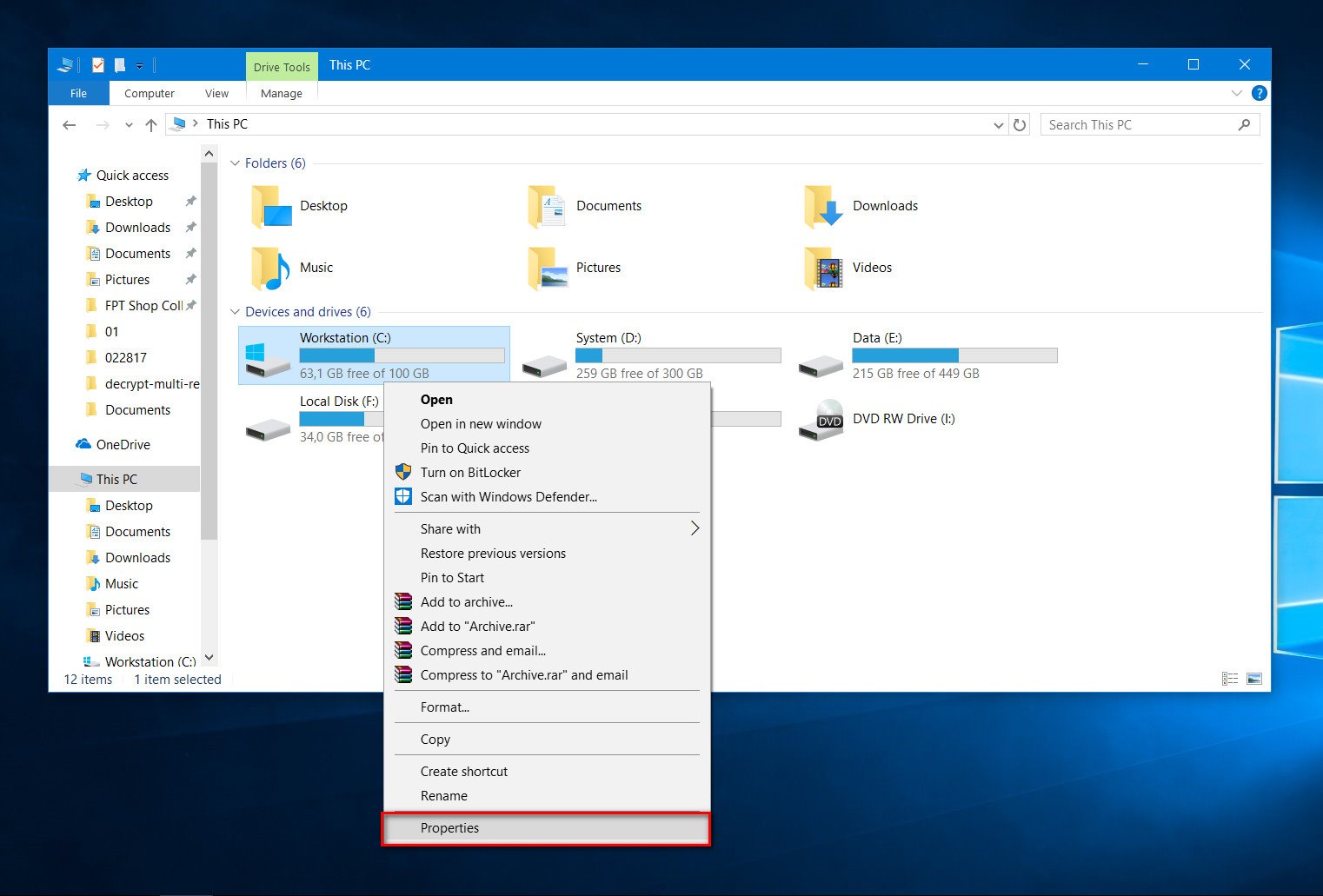 Kiểm tra ổ cứng để khắc phục laptop restart liên tục