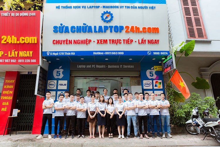 Kỹ thuật viên chuyên nghiệp tại sửa chữa laptop 24h thái hà