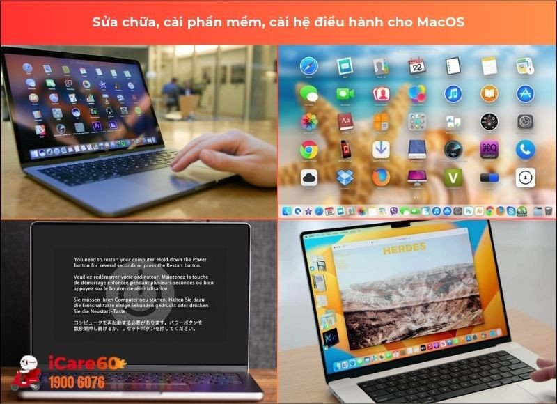 Kỹ thuật viên đang kiểm tra loa laptop tại một trung tâm sửa chữa