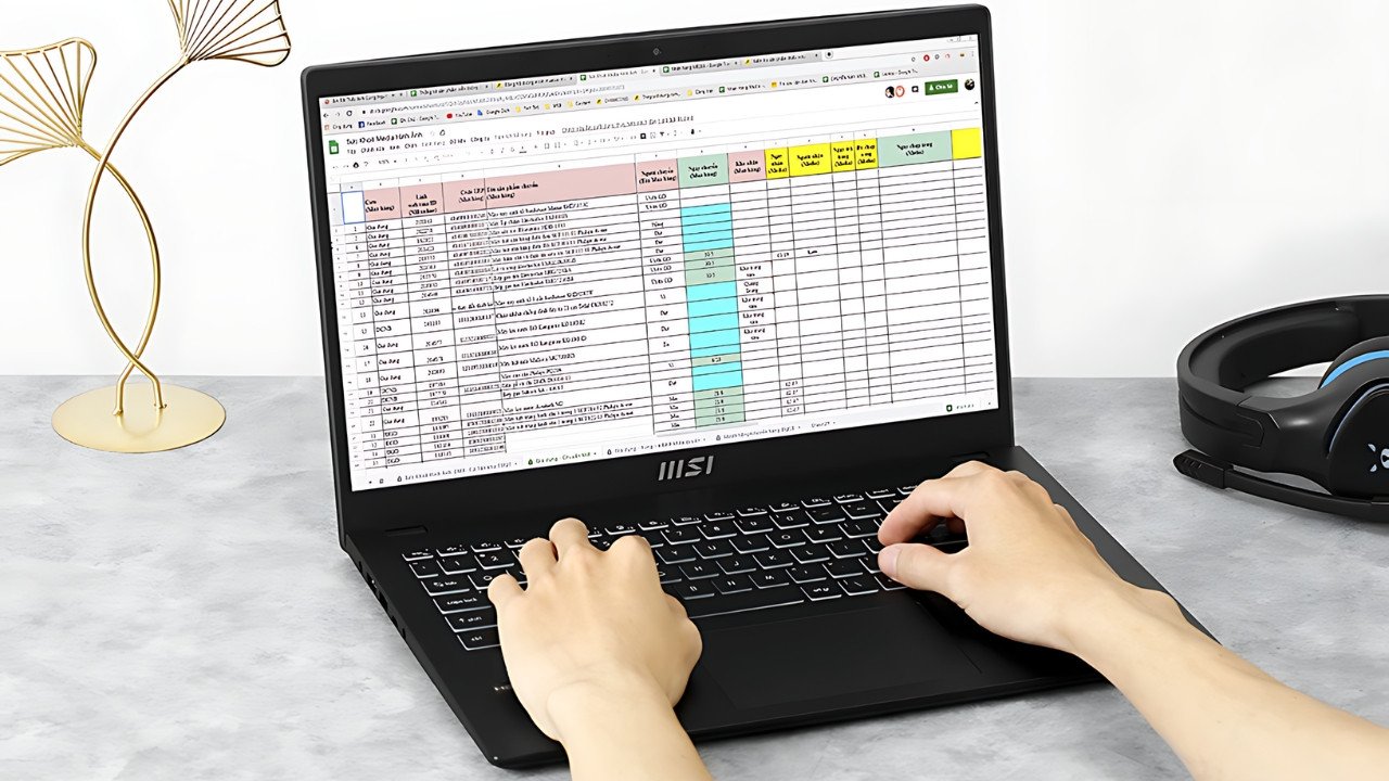 Làm việc hiệu quả trên laptop cho học sinh