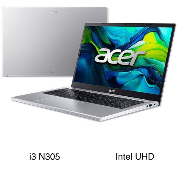 Laptop Acer Aspire Go AG15 31P 30M4 i3 N305 màu xám