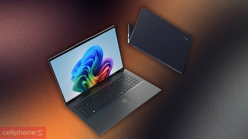 Laptop Acer màu đen với thiết kế mạnh mẽ và bàn phím có đèn nền