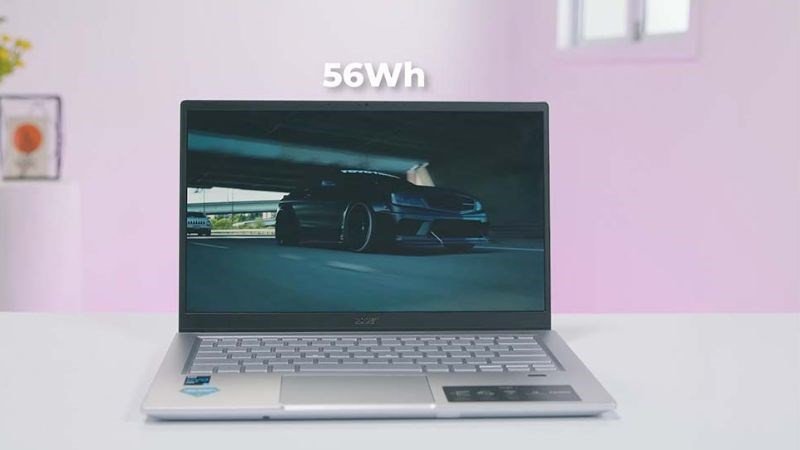 Laptop Acer Swift 3 SF314 511 55QE i5, thiết kế **mỏng nhẹ pin trâu**, đáp ứng nhu cầu sử dụng liên tục trong ngày.