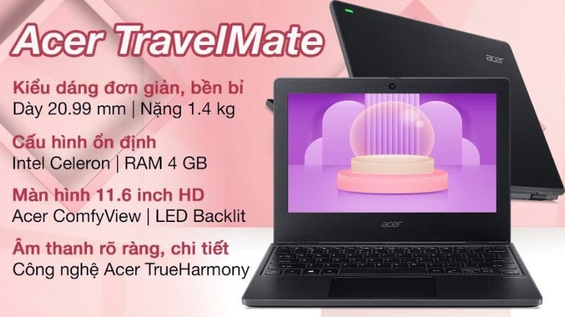 Laptop Acer TravelMate B3 TMB311 với mức giá phải chăng