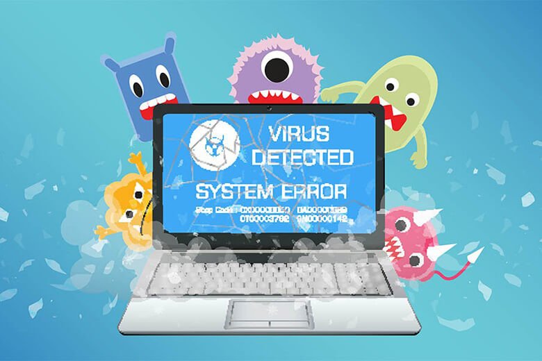 laptop bị nhiễm virus