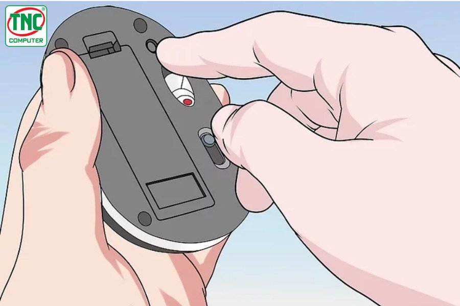 Laptop đang trong quá trình tìm kiếm thiết bị Bluetooth để kết nối