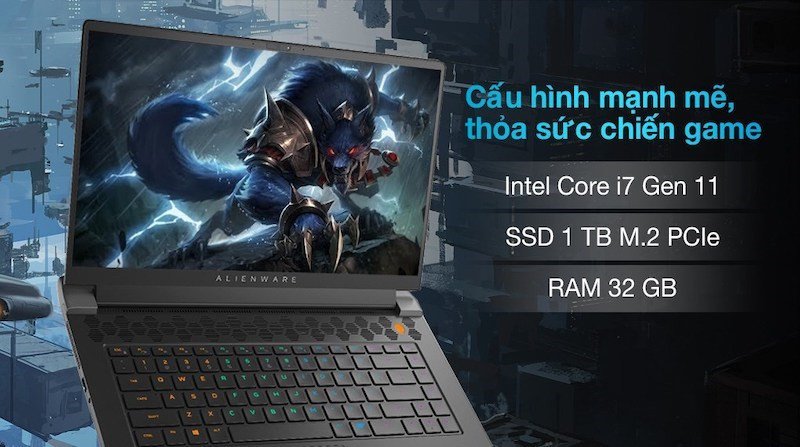 Laptop Dell Alienware m15 R6 cấu hình khủng cho trải nghiệm gaming tuyệt đỉnh