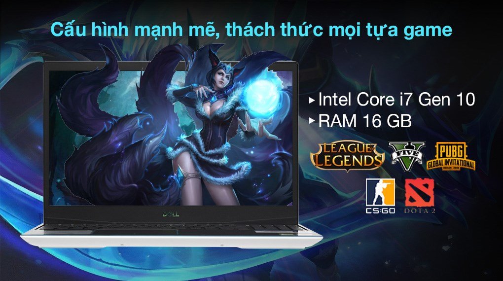 Laptop Dell G3 15 mang lại trải nghiệm chơi game mượt mà, so sánh laptop hp và dell loại nào tốt hơn