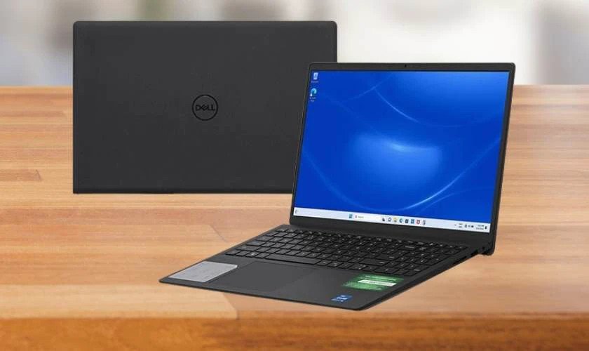 Laptop Dell hiện đại, minh họa cho việc sạc laptop Dell qua đêm có sao không và công nghệ quản lý pin tiên tiến.