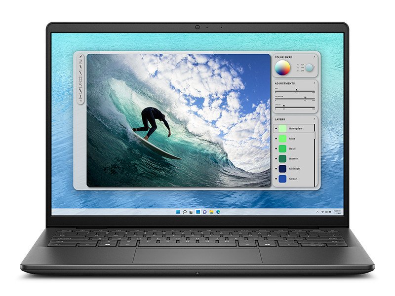 Laptop Dell Inspiron 14 5440 D0F3W với thiết kế mỏng nhẹ, màn hình hiển thị sắc nét