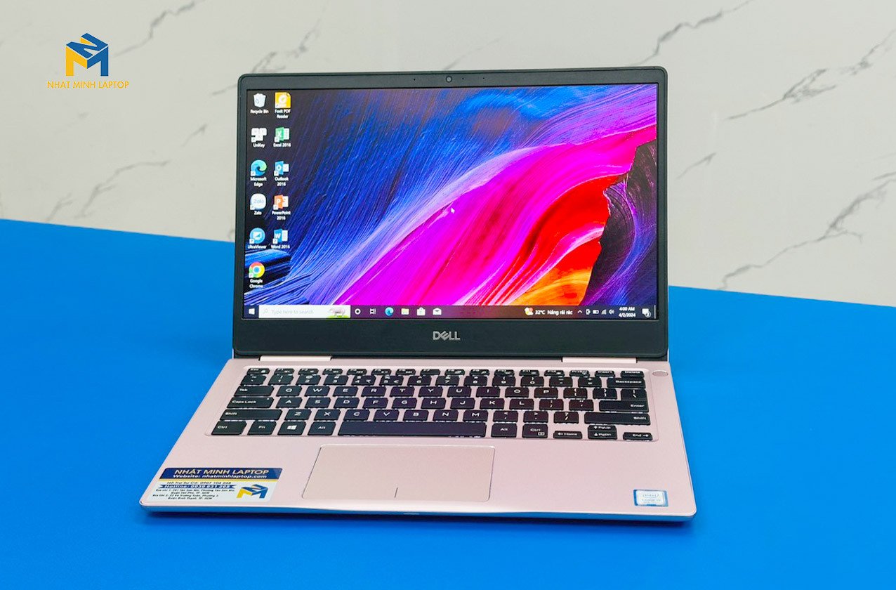 Laptop Dell Inspiron 7370 màu vàng hồng