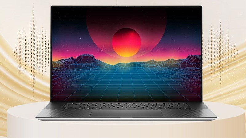 Laptop Dell XPS có dung lượng pin ổn định và thiết kế cao cấp