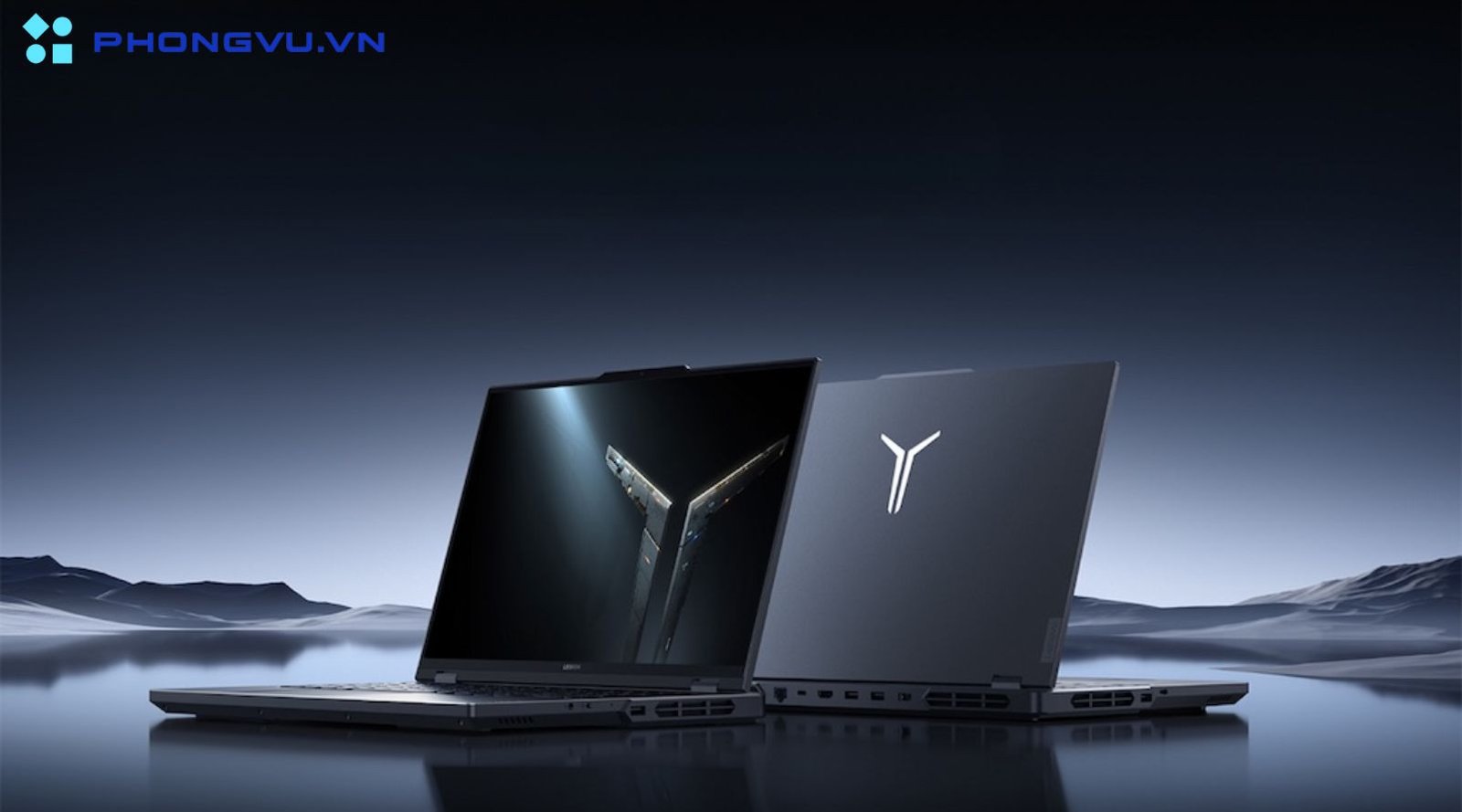 Laptop gaming Lenovo Legion với thiết kế tối giản nhưng mạnh mẽ, là sự kết hợp hoàn hảo cho game thủ và người dùng chuyên nghiệp khi tìm laptop chơi game tốt nhất hiện nay.