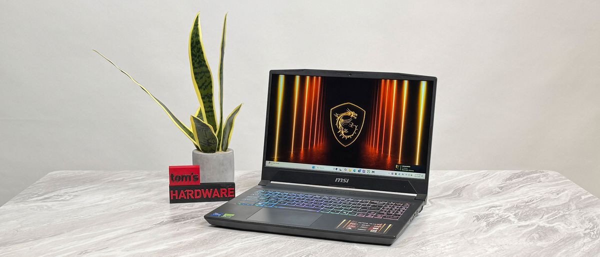 Laptop gaming MSI Katana 15 HX với đèn nền RGB và hiệu năng 1080p
